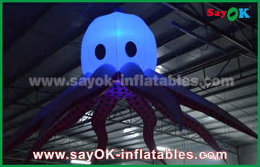 Iluminación inflable gigante del pulpo/del Devilfish de la iluminación del animal de mar para la decoración o el partido