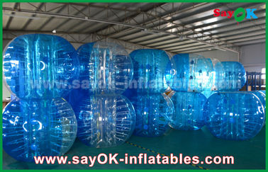Juegos inflables durables inflables de los deportes del juego de pelota de fútbol/bola inflable transparente de la burbuja del PVC TPU