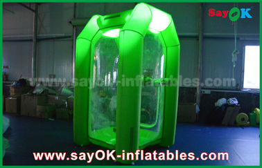 Máquina inflable durable de la caja de la cabina del dinero de la cabina de la foto para la promoción/la publicidad/la diversión
