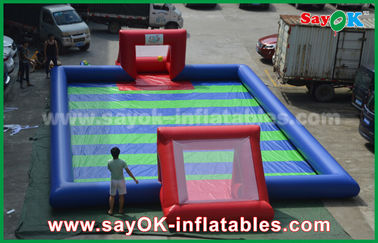 Juegos inflables de los deportes de los juegos del fútbol de la lona durable inflable del PVC/fútbol inflable de los niños