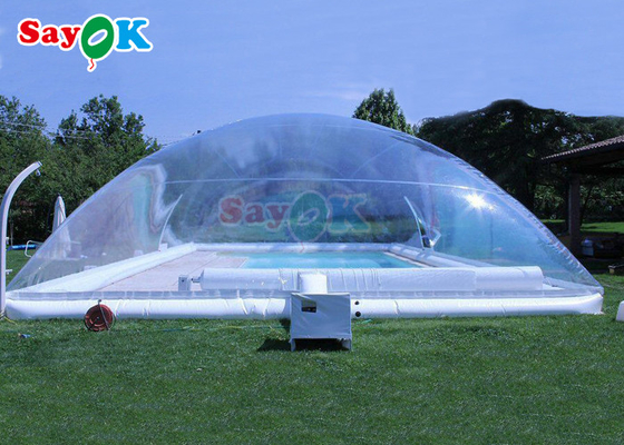 Cubierta de piscina a medida Transparente carpa de piscina inflable Invierno carpa de piscina de burbuja