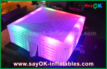 Tienda inflable blanca gigante del aire de la tienda 210 D Oxford del aire de Kampa con la iluminación del LED para el partido
