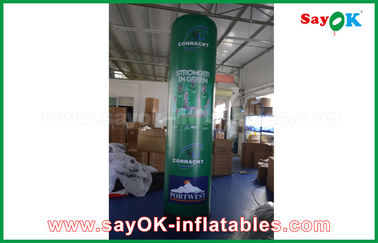 Pilar inflable modificado para requisitos particulares con la impresión completa, tubo inflable del LED de la publicidad