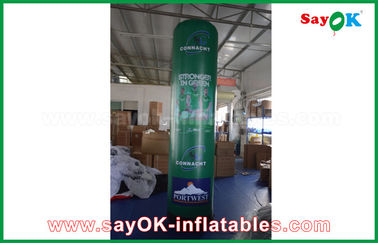Pilar inflable modificado para requisitos particulares con la impresión completa, tubo inflable del LED de la publicidad