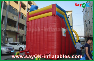 Deslizador inflables al aire libre comercial personalizado 0,55 PVC lonas inflables deslizador para agua divertida / parque acuático