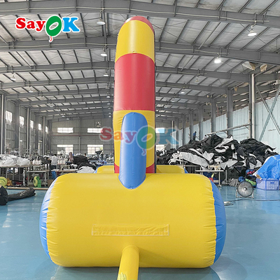 Juego de lanzamiento de hacha inflable Boleta inflable Meta de lanzamiento de dardos Tabla de dardos de fútbol inflable para eventos deportivos
