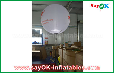 Decoración inflable para hacer publicidad, globo de la iluminación del diámetro de la aduana el 1.5m del soporte con el trípode