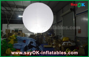 Decoración inflable para hacer publicidad, globo de la iluminación del diámetro de la aduana el 1.5m del soporte con el trípode
