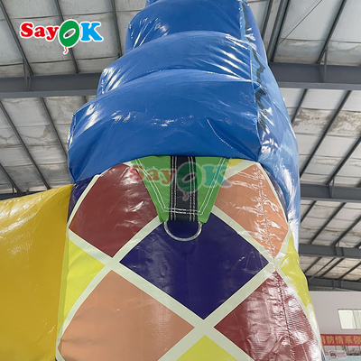 Juego de castillo de salpicadores inflable para niños fiesta de casa inflable salto salto y deslizamiento combo con selección molino de viento