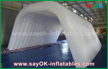 Tienda inflable blanca adulta por encargo del túnel de la tienda inflable del aire para el acontecimiento/la feria profesional