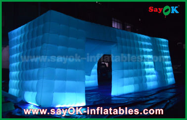 Tienda inflable del cubo de la luz inflable de la tienda LED del aire/tienda al aire libre de impresión Lleno-digital del partido