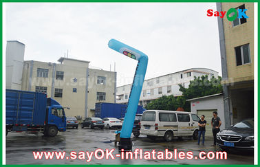 Bailarín inflable With Logo And Company Name For Advertsing del hombre que agita 3-5mH Blue Air