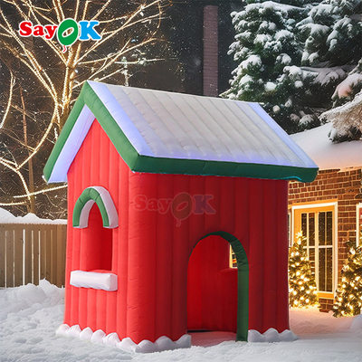 Casa de Navidad Inflatable Tienda de Santa