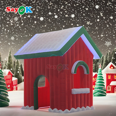 Casa de Navidad Inflatable Tienda de Santa