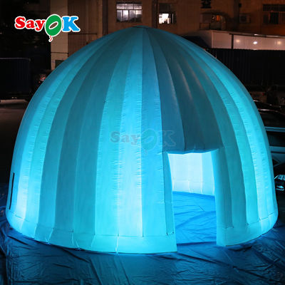 Carpa de iglu portátil grande cúpula inflable para fiesta al aire libre evento club boda