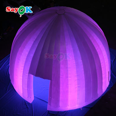 Carpa de iglu portátil grande cúpula inflable para fiesta al aire libre evento club boda