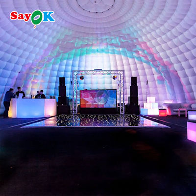 Carpa de iglu portátil grande cúpula inflable para fiesta al aire libre evento club boda