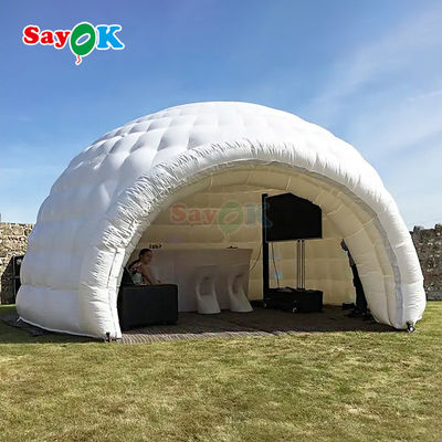 OEM / ODM Tejido duradero de Oxford en exteriores Gran carpa inflable Igloo para promoción de clubes de eventos de fiesta