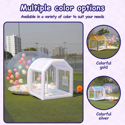 Nuevo diseño portátil inflables Casa de burbujas Partida de niños Casa de globos