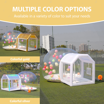 Sayok Golden Bubble Houses carpa de casa de burbujas portátil transparente inflable para la boda de la fiesta