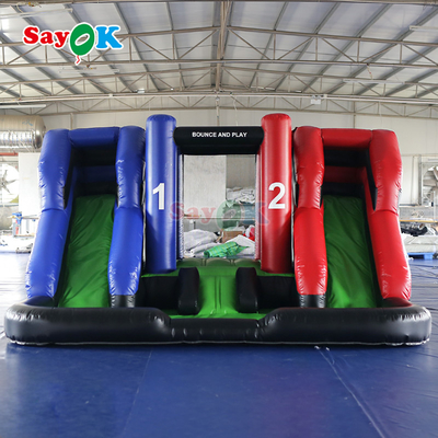 Commercial Inflatable Combo Slide Doble Inflable Casa de rebote gigante inflatable para el exterior