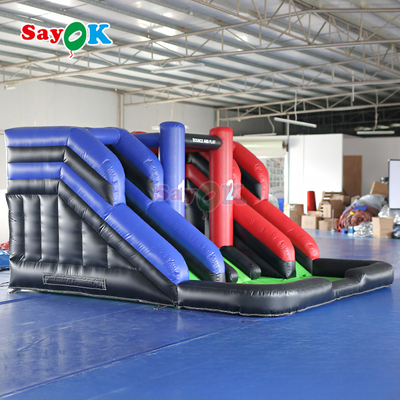 Commercial Inflatable Combo Slide Doble Inflable Casa de rebote gigante inflatable para el exterior