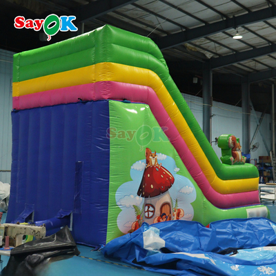 Deslizador de piscina inflable PVC Combinado Deslizador inflable y salpicador de piscina gigante inflable