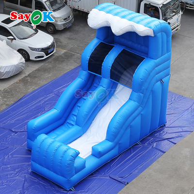 Juegos de parque acuático inflables comerciales toboganes de agua al aire libre toboganes de agua de salto toboganes de agua inflables para adultos