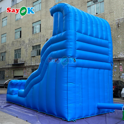 Juegos de parque acuático inflables comerciales toboganes de agua al aire libre toboganes de agua de salto toboganes de agua inflables para adultos