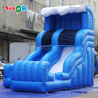 Juegos de parque acuático inflables comerciales toboganes de agua al aire libre toboganes de agua de salto toboganes de agua inflables para adultos