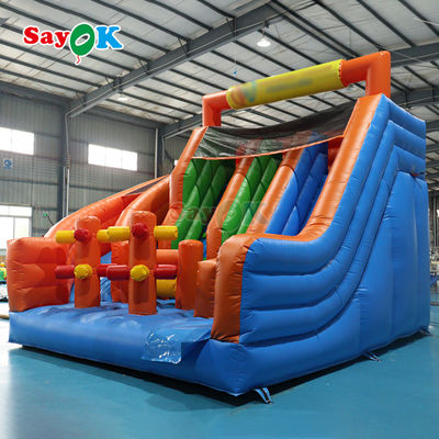 Slide gigante inflable PVC inflable seco doble deslizador comercial de deslizamiento inflable Casa de rebote para alquiler