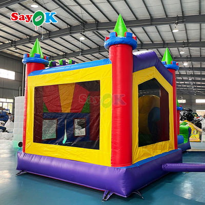 Sayok Inflable Bouncer House Castillo PVC Inflable Bounce Slide Commercial Inflable Bouncing Combo Slide para el evento