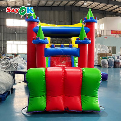 Sayok Inflable Bouncer House Castillo PVC Inflable Bounce Slide Commercial Inflable Bouncing Combo Slide para el evento