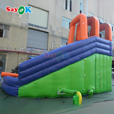 Sayok 20 pies de venta caliente tobogán de agua inflable tobogán inflable con piscina tobogán de agua inflable para niños