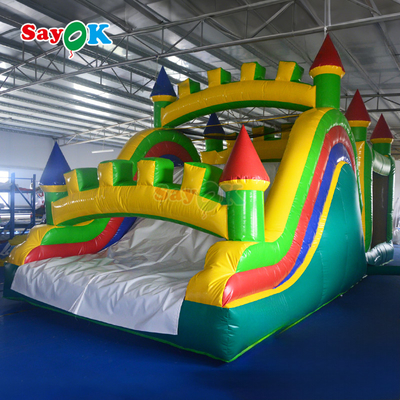 Gran Casa de Salto Inflable Comercial Inflable al aire libre Castillo de Salto Jardín de Juegos Salto y Deslizamiento