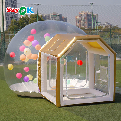 Casa de burbujas para fiestas Cúpula Transparente Casa de burbujas inflada Tienda para niños