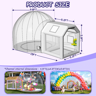 Casa de las Burbujas Inflable Party Casa de las Burbujas Balón Tienda Para Niños