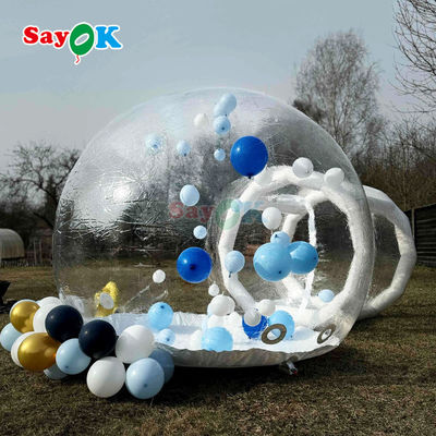 Almacén de 10 pies Niños Casa de burbujas Transparente Fiesta inflable Casas de globos de burbujas Cúpula