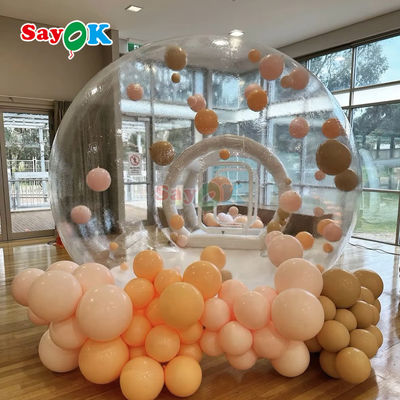 Sayok Personaliza Transparente Casa de Burbujas Balón Carpa de aire inflable para fiestas al aire libre