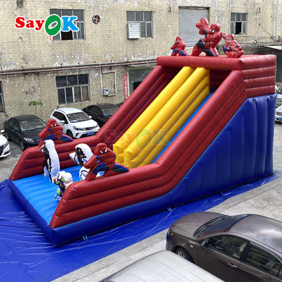 Casa de salto inflable colorida comercial y combinación de toboganes para niños y adultos Castillo de salto de PVC al aire libre