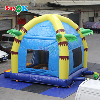 Casa de rebote de castillo inflable brillante para uso de fiesta y guardería infantil en interiores y exteriores