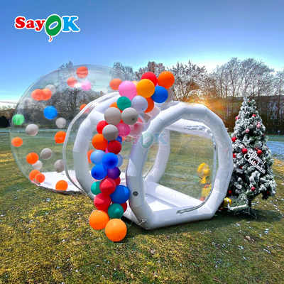 Casa de globo transparente de PVC carpa de burbujas inflable para fiestas