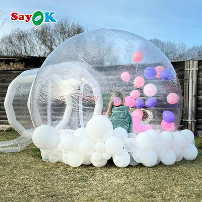 Casa de globo transparente de PVC carpa de burbujas inflable para fiestas