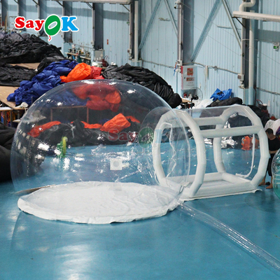 Casa de globo transparente de PVC carpa de burbujas inflable para fiestas
