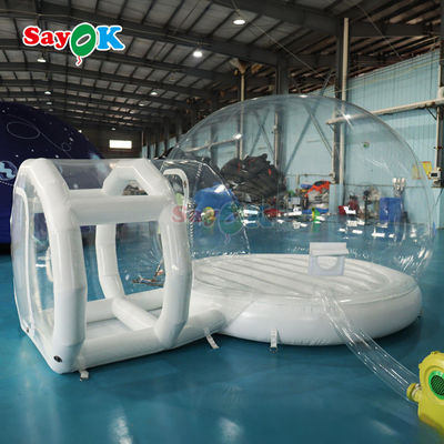 Sayok Casa de burbujas transparente Trampolín Casa de burbujas inflable Cúpula para niños