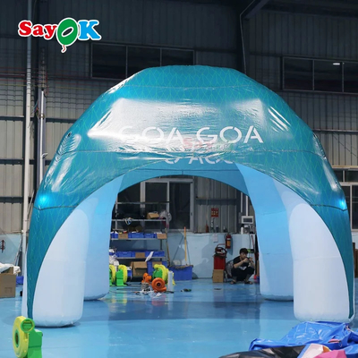 Tienda de araña inflable Promoción 4 piernas Tienda de araña comercial de cúpula inflable Tienda de araña inflable personalizada Tienda de araña inflable 4x4m para alquiler