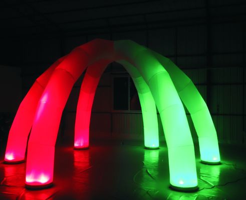 Carpa de exhibición portátil carpa inflable carpa de araña con cúpula personalizada publicidad carpa de araña inflable para eventos al aire libre