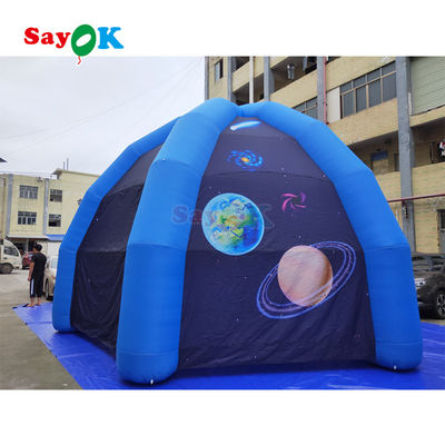 Sayok publicidad carpa de sombra de araña con dosel inflable gazebo personalizado carpa de araña inflable con cuatro patas