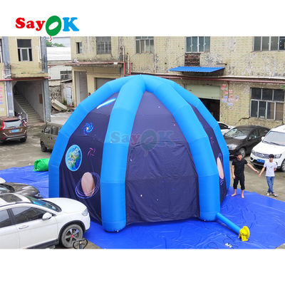 Sayok publicidad carpa de sombra de araña con dosel inflable gazebo personalizado carpa de araña inflable con cuatro patas