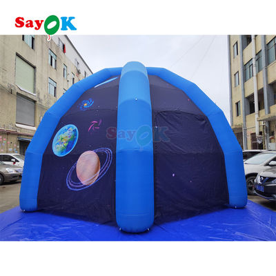 Sayok publicidad carpa de sombra de araña con dosel inflable gazebo personalizado carpa de araña inflable con cuatro patas